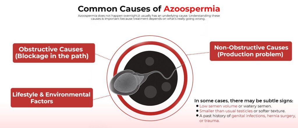 Causes of azoospermis
