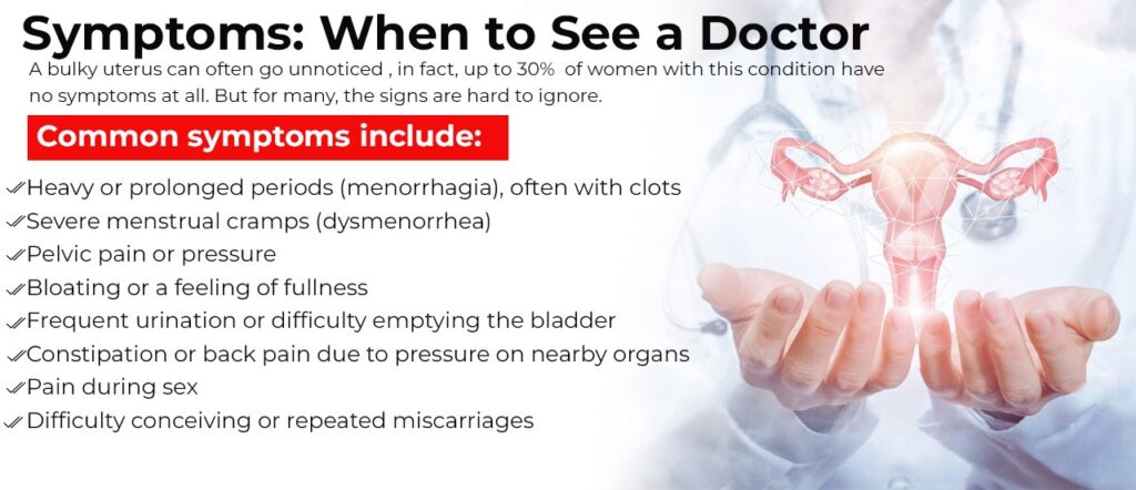 Symptoms of Bulky Uterus